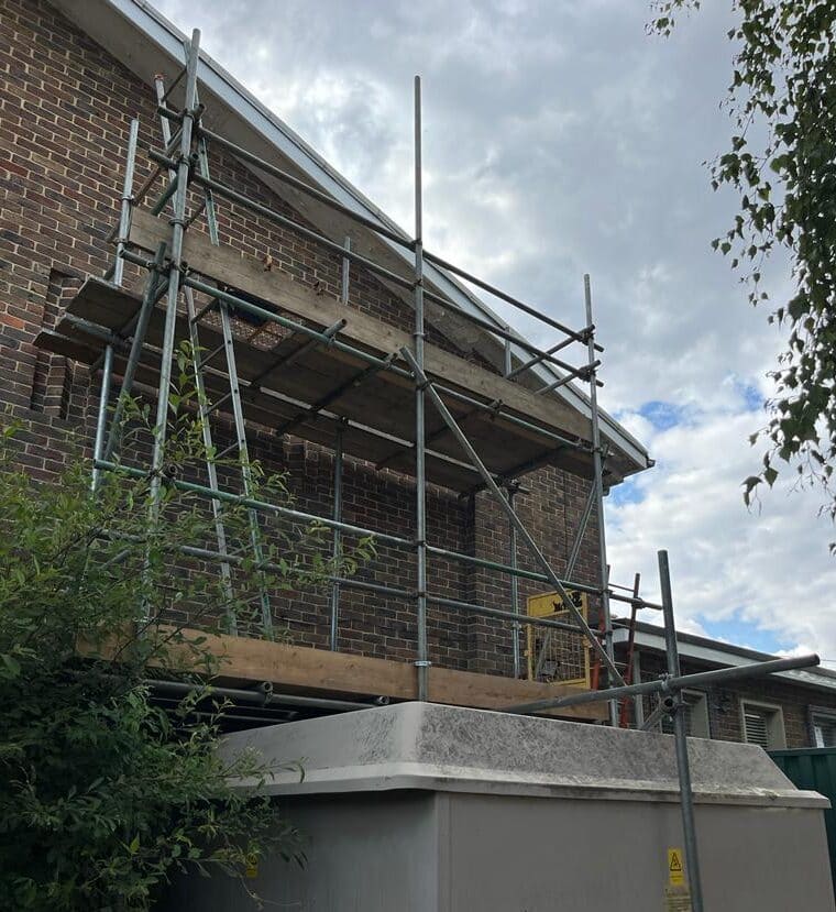Gable end tower, Church Rd, PO11